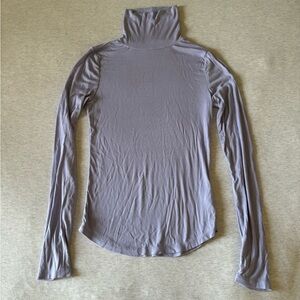Aritzia Turtle Neck Top In Lilac